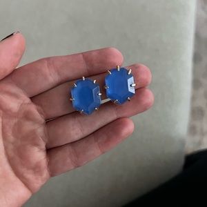 Blue Kendra Scott Stud Earrings